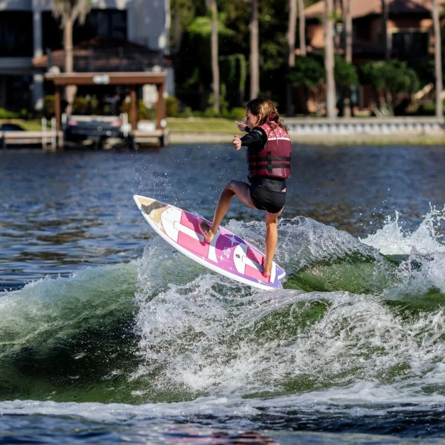 Ronix Girl's Fish Sonic Wakesurf Board 2026 - Image 4